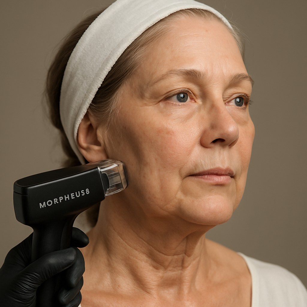 Morpheus8 for jowls and sagging skin